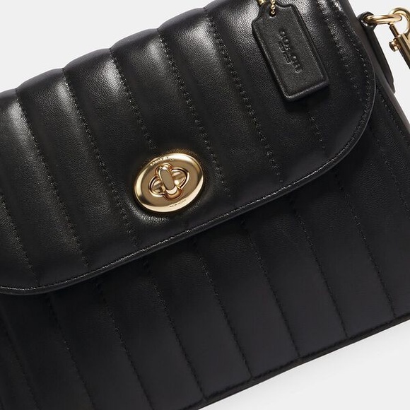 Coach- Marlie Top Handle Satchel With Quilting - Picture 1 of 3